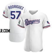 Yerry Rodriguez Men's Texas Rangers White Authentic Home Jersey