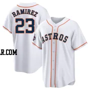 Yeuris Ramirez Men's Houston Astros White Replica 2022 World Series Champions Home Jersey