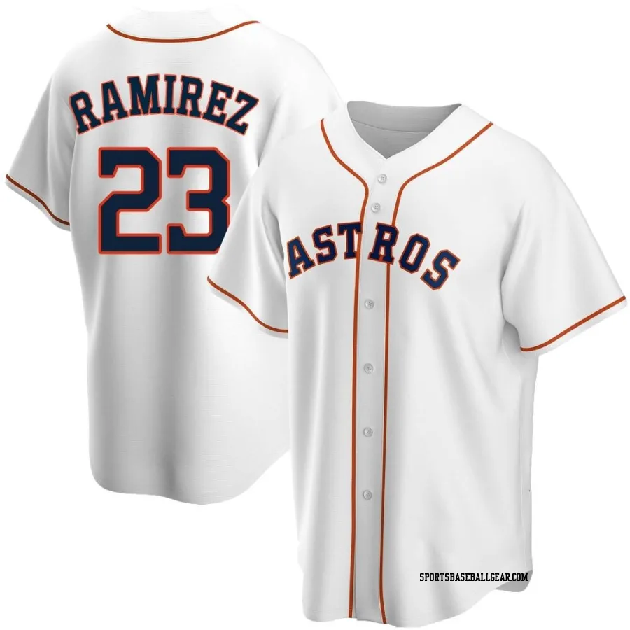 Yeuris Ramirez Men's Houston Astros White Replica Home Jersey