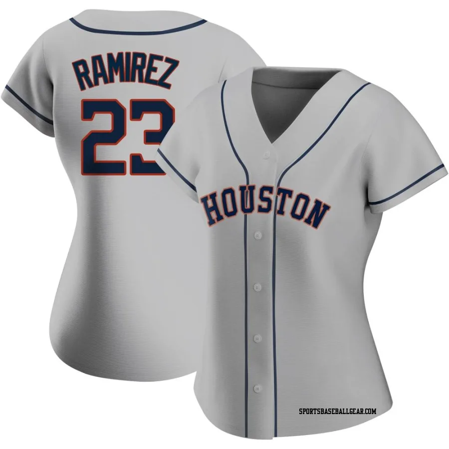 Yeuris Ramirez Women's Houston Astros Gray Authentic Road 2020 Jersey