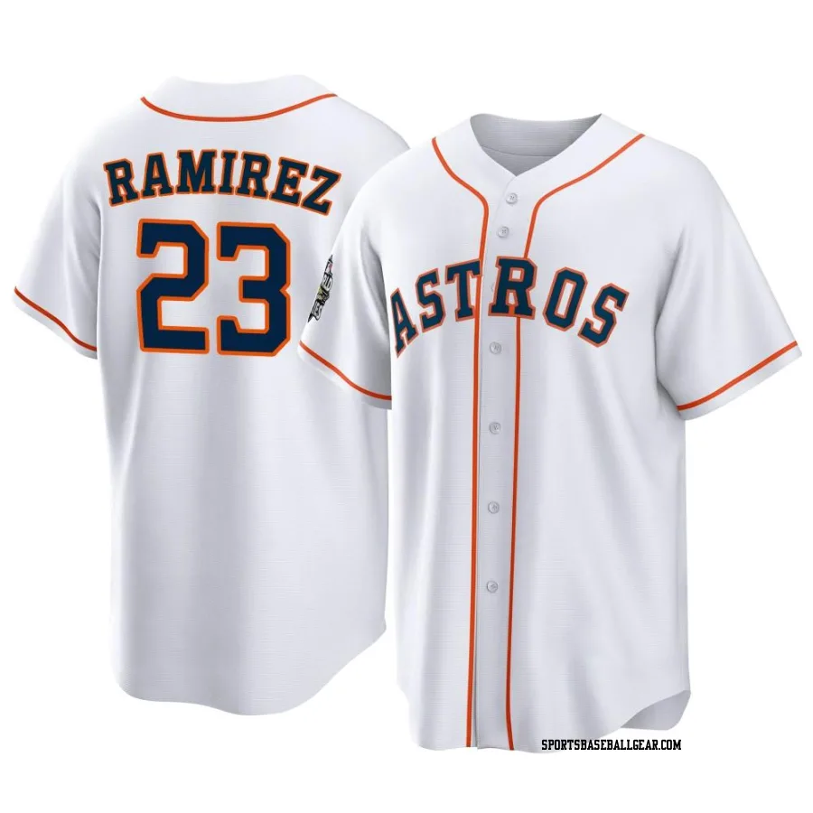 Yeuris Ramirez Youth Houston Astros White Replica 2022 World Series Home Jersey