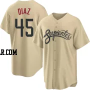 Yilber Diaz Men's Arizona Diamondbacks Gold Replica 2021 City Connect Cool Base Jersey