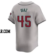 Yilber Diaz Men's Arizona Diamondbacks Gray Limited Away Jersey