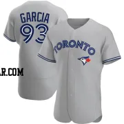 Yimi Garcia Men's Toronto Blue Jays Gray Authentic Road Jersey