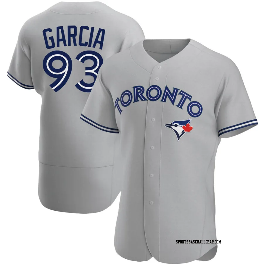 Yimi Garcia Men's Toronto Blue Jays Gray Authentic Road Jersey