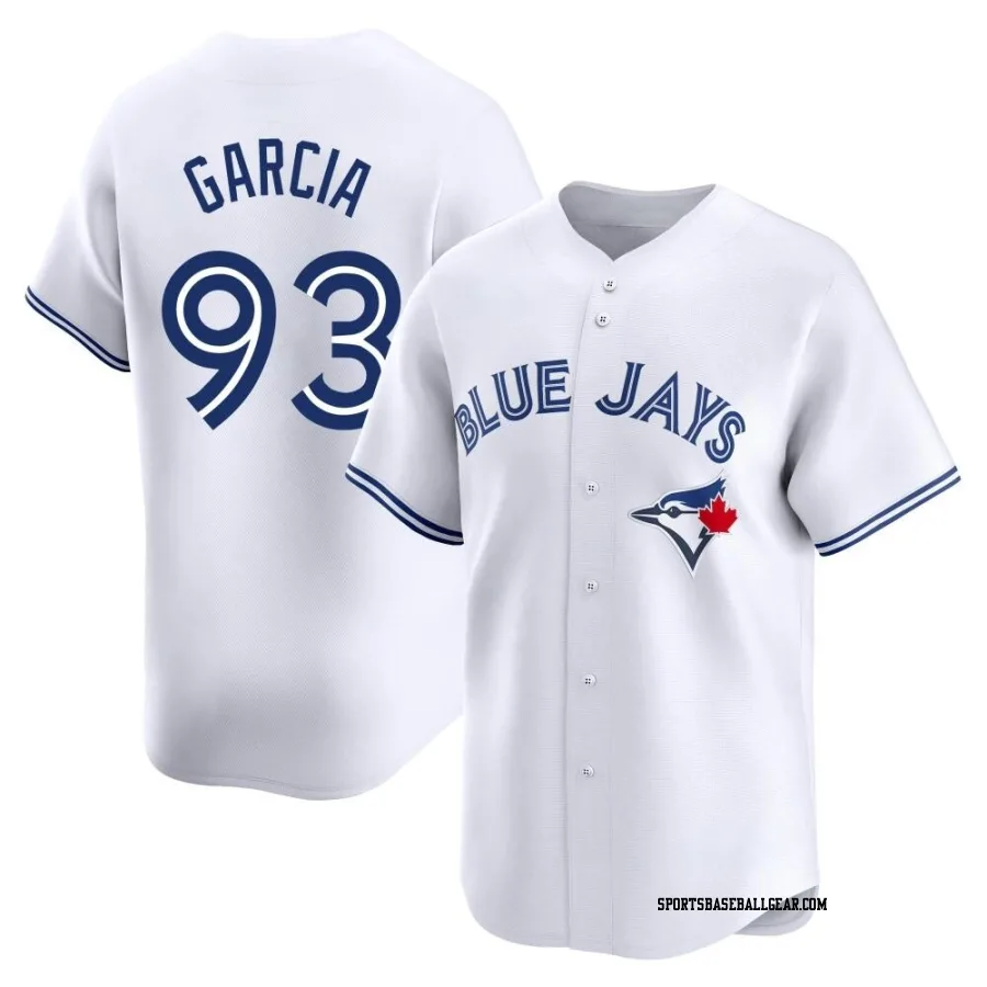 Yimi Garcia Men's Toronto Blue Jays White Limited Home Jersey