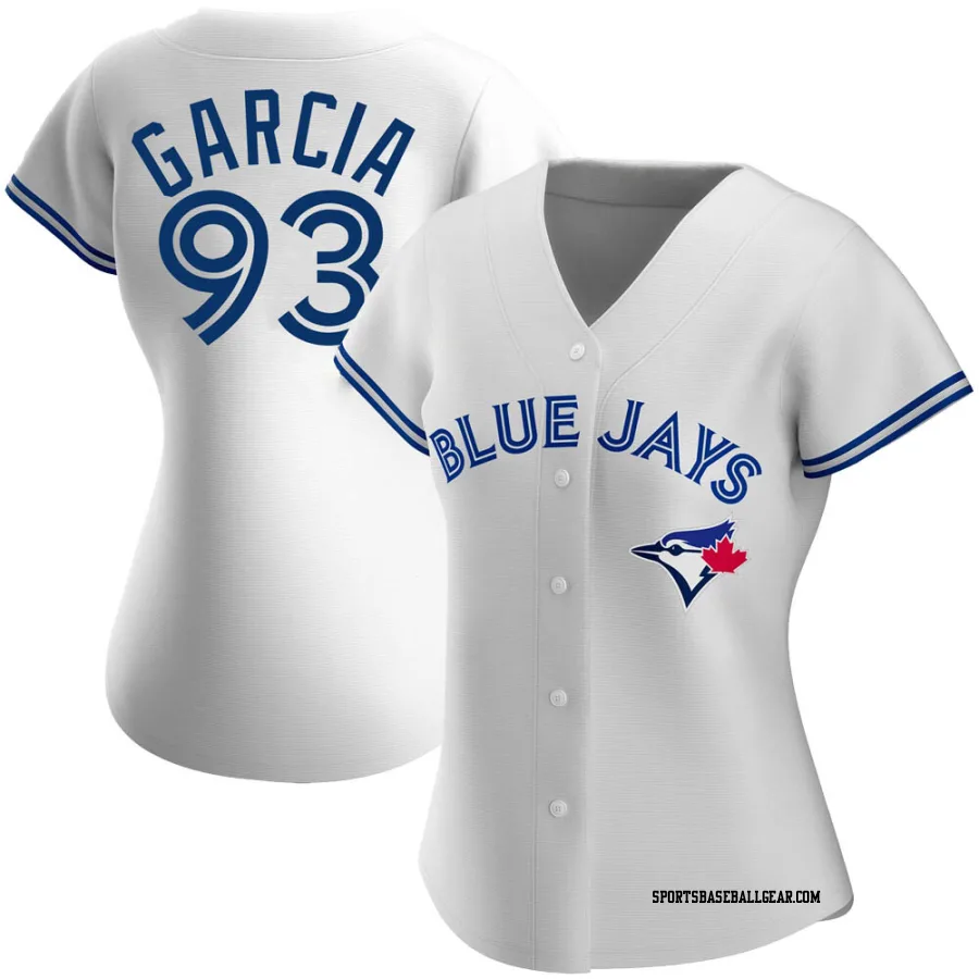 Yimi Garcia Women's Toronto Blue Jays White Authentic Home Jersey