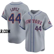 Yoan Lopez Youth New York Mets Gray Limited Away Jersey