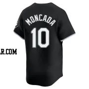 Yoan Moncada Men's Chicago White Sox Black Limited Alternate Jersey