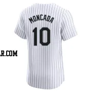 Yoan Moncada Men's Chicago White Sox White Elite Home Jersey