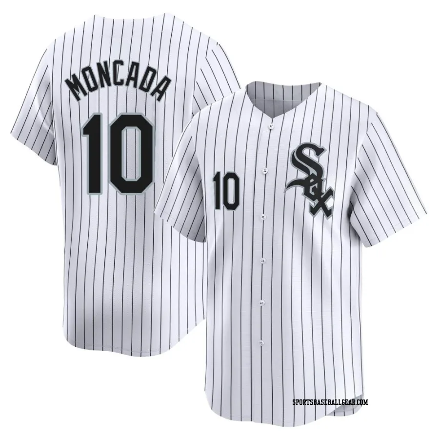 Yoan Moncada Men's Chicago White Sox White Limited Home Jersey