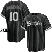 Yoan Moncada Youth Chicago White Sox Black Replica 2021 City Connect Jersey