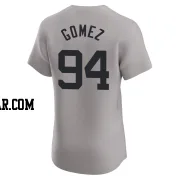 Yoendrys Gomez Men's New York Yankees Gray Elite Road Jersey