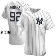 Yoendrys Gomez Men's New York Yankees White Authentic Home Jersey