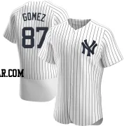 Yoendrys Gomez Men's New York Yankees White Authentic Home Jersey