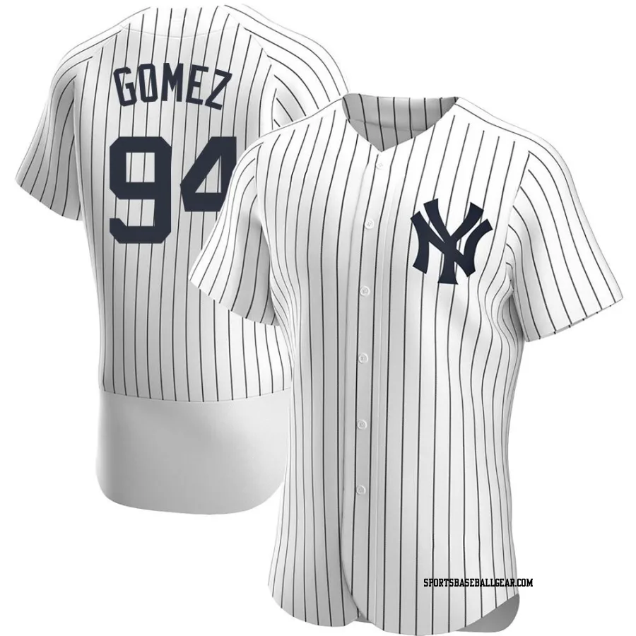 Yoendrys Gomez Men's New York Yankees White Authentic Home Jersey