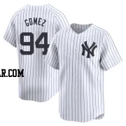 Yoendrys Gomez Men's New York Yankees White Limited Yankee Home Jersey