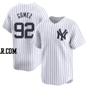 Yoendrys Gomez Men's New York Yankees White Limited Yankee Home Jersey