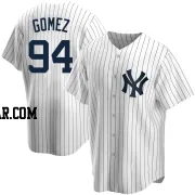 Yoendrys Gomez Men's New York Yankees White Replica Home Jersey