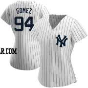 Yoendrys Gomez Women's New York Yankees White Authentic Home Name Jersey