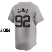 Yoendrys Gomez Youth New York Yankees Gray Limited Away Jersey