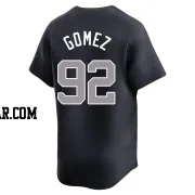 Yoendrys Gomez Youth New York Yankees Navy Limited Alternate Jersey