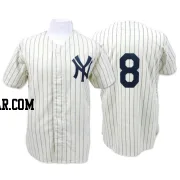 Yogi Berra Men's New York Yankees White Authentic Throwback Jersey