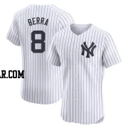 Yogi Berra Men's New York Yankees White Elite Home Jersey