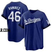 Yohan Ramirez Men's Los Angeles Dodgers Royal Replica 2021 City Connect Jersey