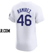 Yohan Ramirez Men's Los Angeles Dodgers White Elite Home Jersey