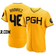 Yohan Ramirez Men's Pittsburgh Pirates Gold Authentic 2023 City Connect Jersey