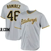 Yohan Ramirez Men's Pittsburgh Pirates Gray Replica Road Jersey