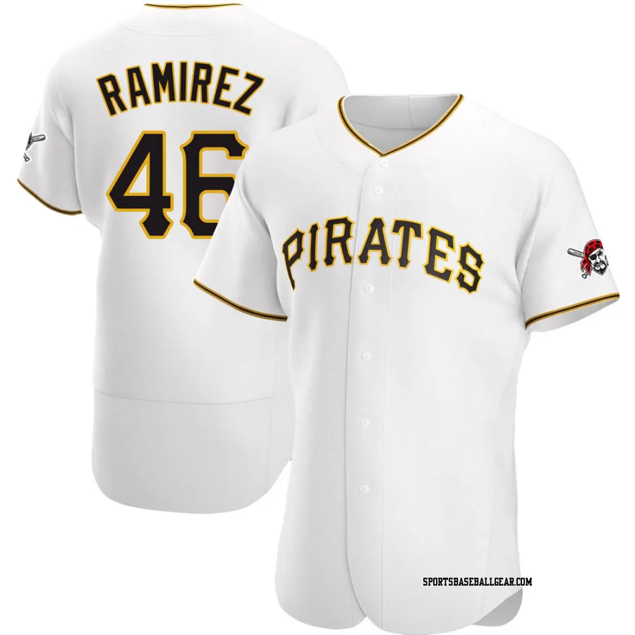 Yohan Ramirez Men's Pittsburgh Pirates White Authentic Home Jersey