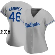 Yohan Ramirez Women's Los Angeles Dodgers Gray Authentic Road Jersey