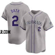 Yonathan Daza Men's Colorado Rockies Gray Limited Road Jersey