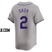 Yonathan Daza Men's Colorado Rockies Gray Limited Road Jersey