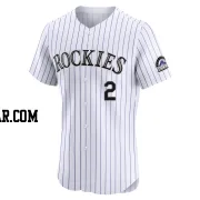 Yonathan Daza Men's Colorado Rockies White Elite Home Jersey