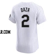 Yonathan Daza Men's Colorado Rockies White Elite Home Jersey