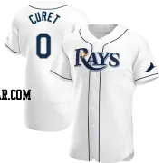 Yoniel Curet Men's Tampa Bay Rays White Authentic Home Jersey