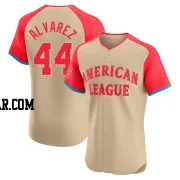 Yordan Alvarez Men's Houston Astros Cream Elite American League 2024 All-Star Game Jersey