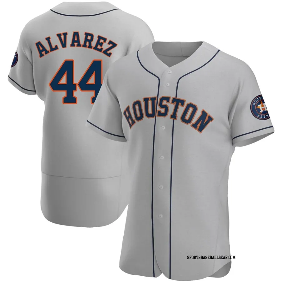 Yordan Alvarez Men's Houston Astros Gray Authentic Road Jersey