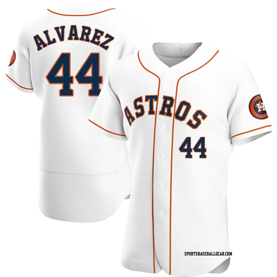 Yordan Alvarez Men's Houston Astros White Authentic Home Jersey