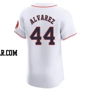 Yordan Alvarez Men's Houston Astros White Elite Home Jersey