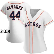 Yordan Alvarez Women's Houston Astros White Authentic Home Jersey