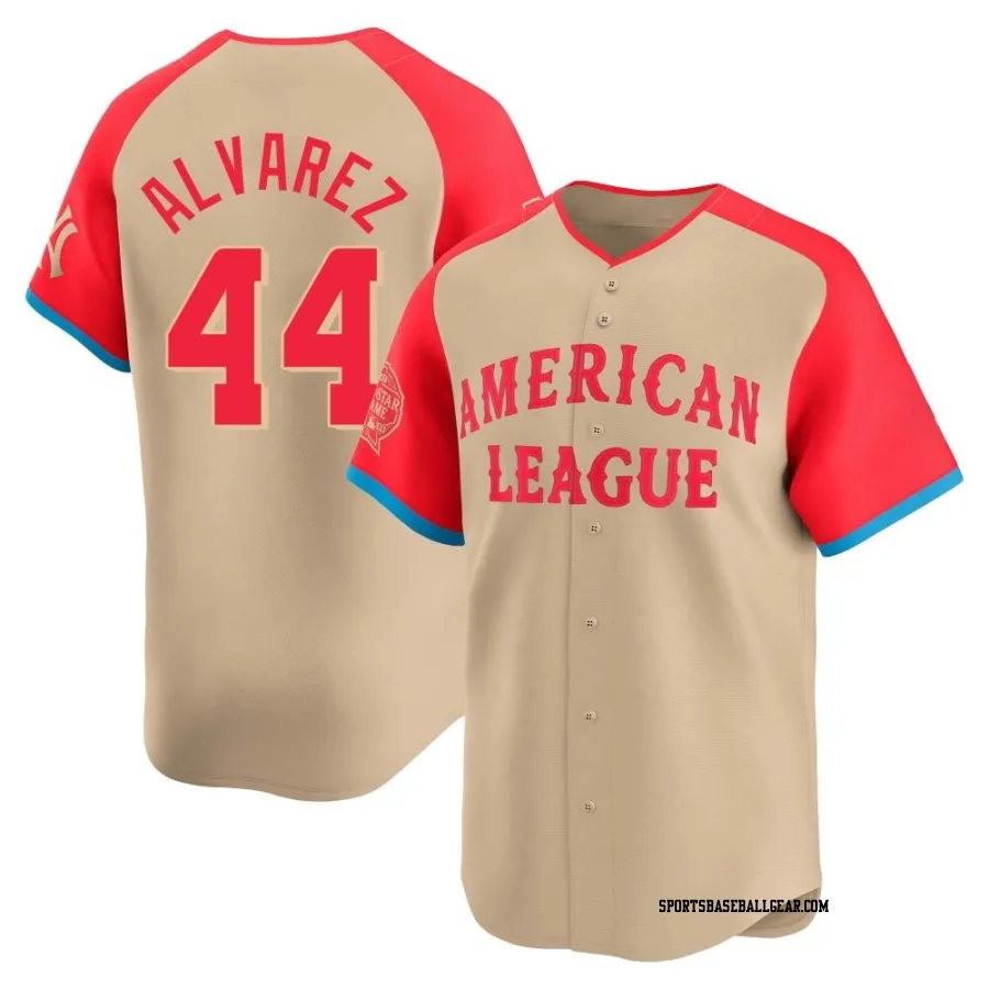 Yordan Alvarez Youth Houston Astros Cream Limited American League 2024 All-Star Game Jersey