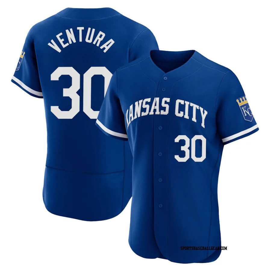 Yordano Ventura Men's Kansas City Royals Royal Authentic 2022 Alternate Jersey