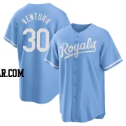 Yordano Ventura Youth Kansas City Royals Light Blue Replica 2022 Alternate Jersey