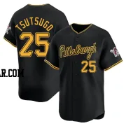 Yoshi Tsutsugo Men's Pittsburgh Pirates Black Limited Alternate Jersey