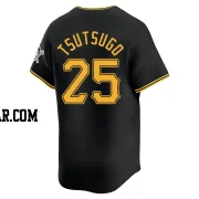 Yoshi Tsutsugo Men's Pittsburgh Pirates Black Limited Alternate Jersey