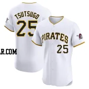 Yoshi Tsutsugo Men's Pittsburgh Pirates White Elite Home Jersey